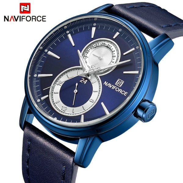 NaviForce NF3005 Date Function Luxury Chronograph Watch - Blue