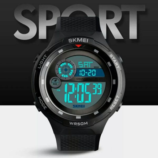 SKMEI 1465 Casual Multifunction Sport Waterproof Digital Men Wrist Watch - Image 2