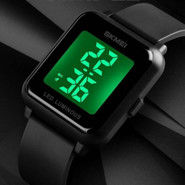 SKMEI 1566 Digital Sport Fashion Multi-function LED 50M Waterproof Wrist Watch - Image 3