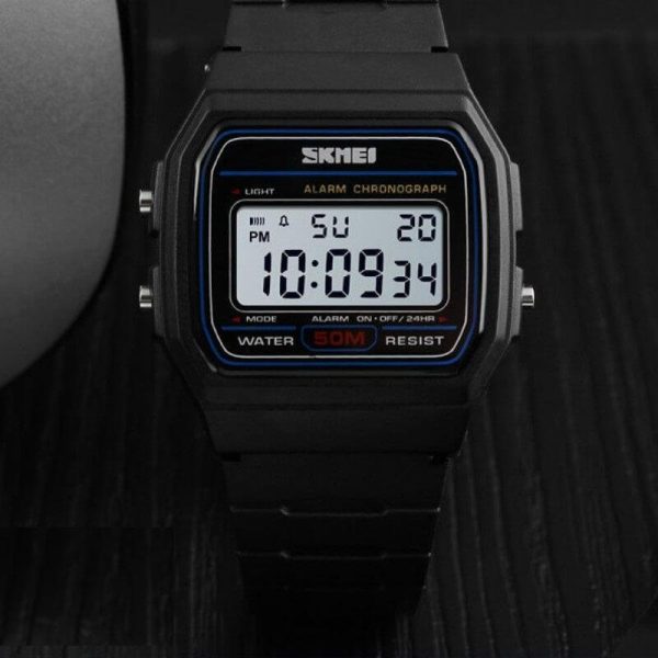 SKMEI 1412 Men Digital Sports Fashion Military Waterproof Casual Wristwatch - Image 2