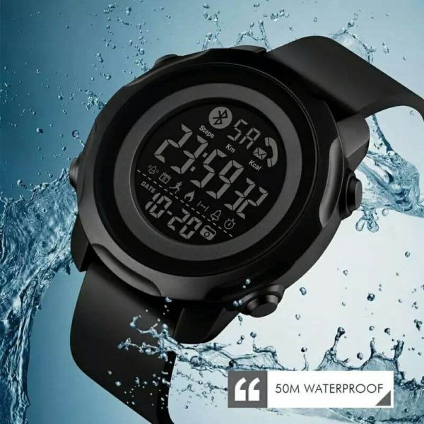 SKMEI 1572 Sport Men Smart Watch Fashion Waterproof Light Display Bluetooth iOS Android 3D Pedometer App Notification Reminder - Image 2