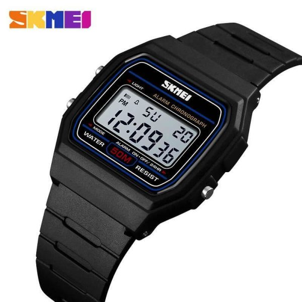 SKMEI 1412 Men Digital Sports Fashion Military Waterproof Casual Wristwatch