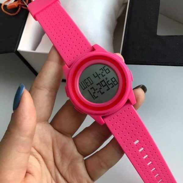 SKMEI 1206 Ultra Slim Sporty Digital Watch Unisex Watch - Pink