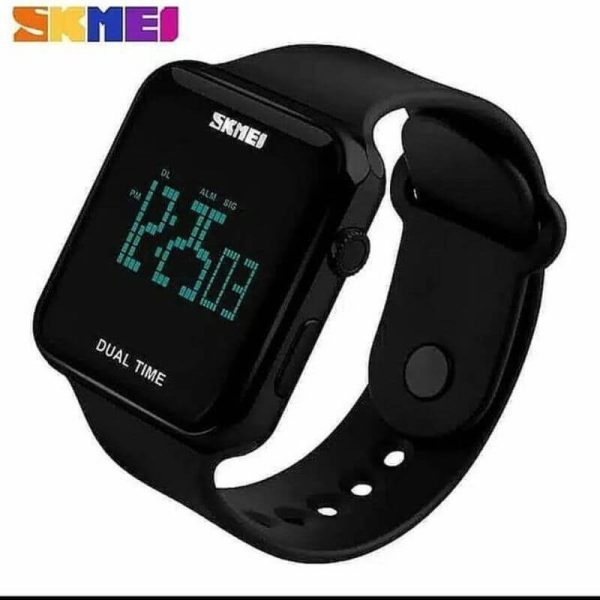 Skmei 1271 Multi-function LED Digital Fashion 50M Waterproof Wristwatch - Black