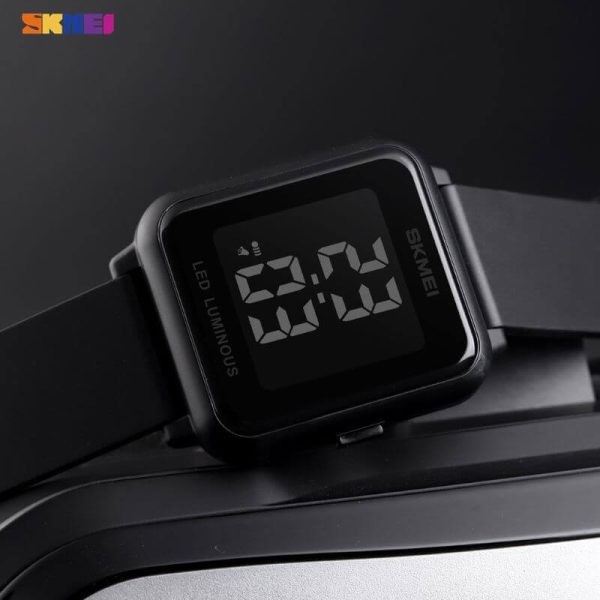 SKMEI 1566 Digital Sport Fashion Multi-function LED 50M Waterproof Wrist Watch - Image 5