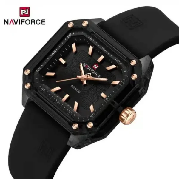 NaviForce NF7106 Fashion Classic Analog Square Shaped Watch For Women - Black