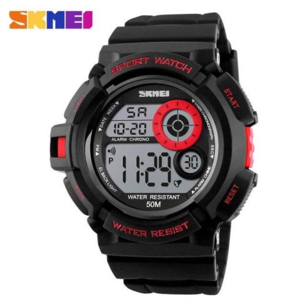 Skmei 1222 Men Sports Fashion LED Digital Military 50M Waterproof Wristwatch