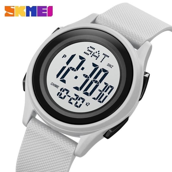 SKMEI 1893 Men's Fashion Outdoor Sport Multifunctional 5ATM Waterproof Watch - Grey