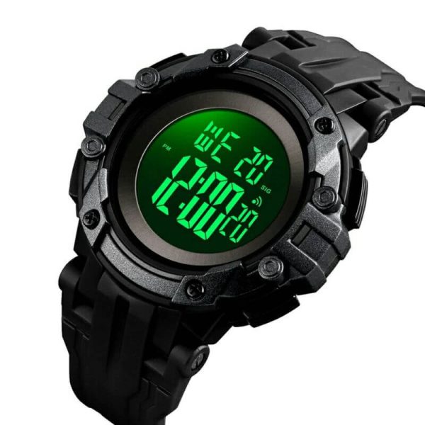 SKMEI 1545 Sport Men Alarm Clock Waterproof Luminous Display Digital Wrist Watch