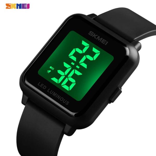 SKMEI 1566 Digital Sport Fashion Multi-function LED 50M Waterproof Wrist Watch - Image 2